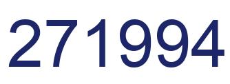 Number 271994 blue image