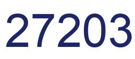 Número 27203 imagen azul