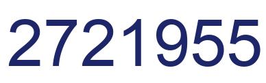 Número 2721955 imagen azul