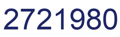 Número 2721980 imagen azul