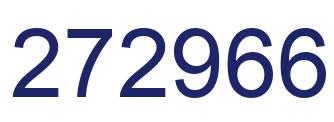 Number 272966 blue image