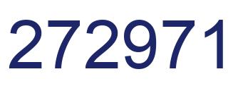 Number 272971 blue image