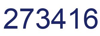 Number 273416 blue image