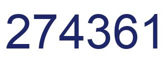 Número 274361 imagen azul