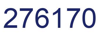 Número 276170 imagen azul