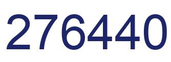 Número 276440 imagen azul