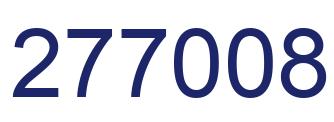 Number 277008 blue image