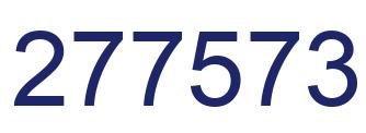 Number 277573 blue image