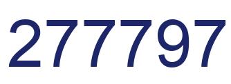 Número 277797 imagen azul