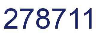 Number 278711 blue image