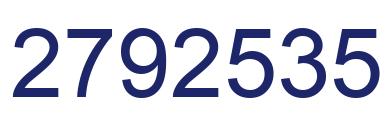 Número 2792535 imagen azul