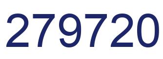Número 279720 imagen azul