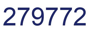 Number 279772 blue image