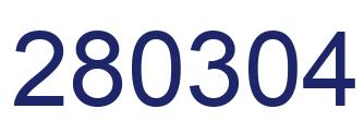 Número 280304 imagen azul