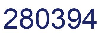 Number 280394 blue image