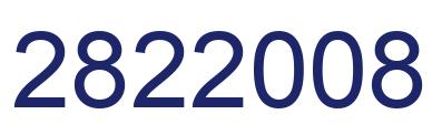 Número 2822008 imagen azul