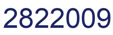 Número 2822009 imagen azul