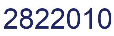 Número 2822010 imagen azul