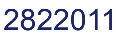 Número 2822011 imagen azul