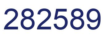 Número 282589 imagen azul