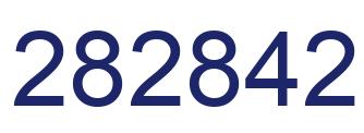 Number 282842 blue image