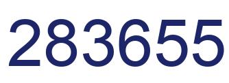 Número 283655 imagen azul