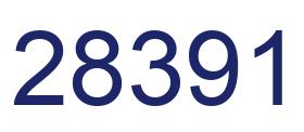 Number 28391 blue image