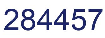 Número 284457 imagen azul