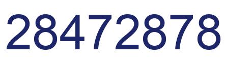 Número 28472878 imagen azul