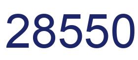 Número 28550 imagen azul