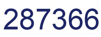 Número 287366 imagen azul