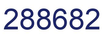 Número 288682 imagen azul
