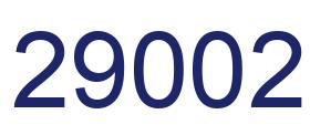 Number 29002 blue image