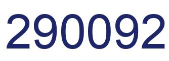Number 290092 blue image