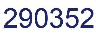 Number 290352 blue image