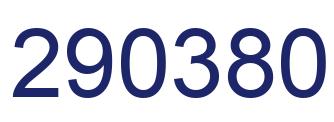 Número 290380 imagen azul