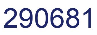 Número 290681 imagen azul