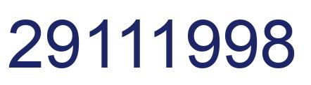 Número 29111998 imagen azul
