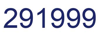 Número 291999 imagen azul