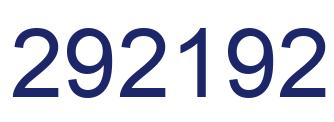 Number 292192 blue image