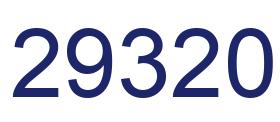 Number 29320 blue image