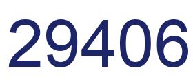 Number 29406 blue image