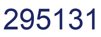 Número 295131 imagen azul