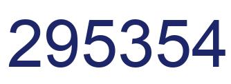 Número 295354 imagen azul