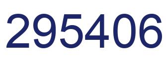 Número 295406 imagen azul