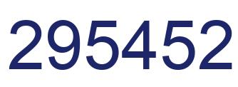 Número 295452 imagen azul