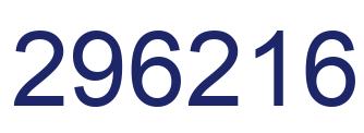Número 296216 imagen azul