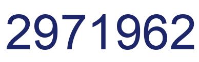 Número 2971962 imagen azul