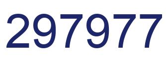 Número 297977 imagen azul