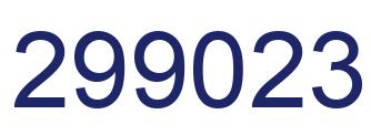 Número 299023 imagen azul